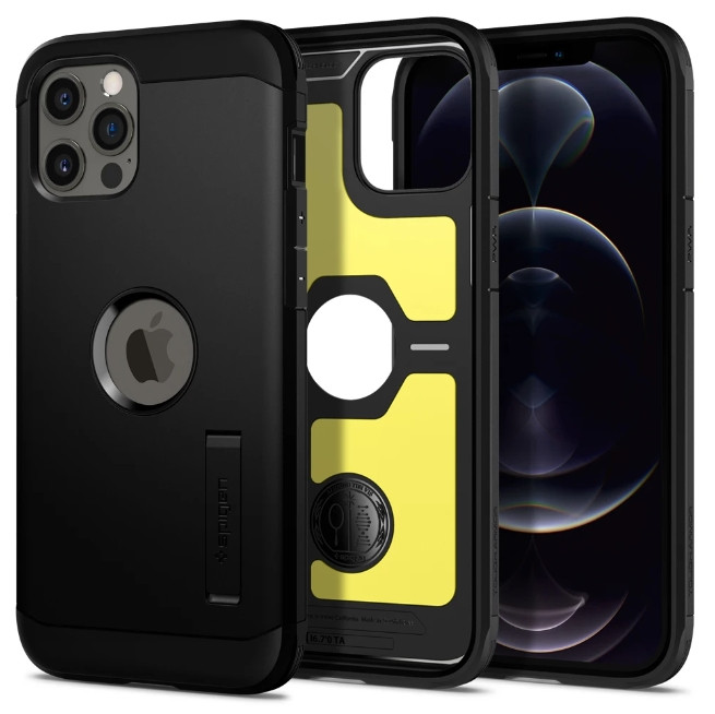 Чохол Spigen для iPhone 12 Pro Max Tough Armor, XP Black (ACS01626)