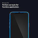 Захисне скло Spigen для iPhone 12 Mini (1 шт.) GLAS.tR Slim Full Cover, Black (AGL01534), фото 3