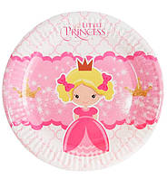 Бумажные тарелки "Принцесса", 10 шт., Ø - 18 см