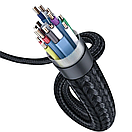 Кабель Baseus Enjoyment Series 4KHD Male to 4KHD Male Adapter 2m, Dark gray (CAKSX-C0G), фото 4