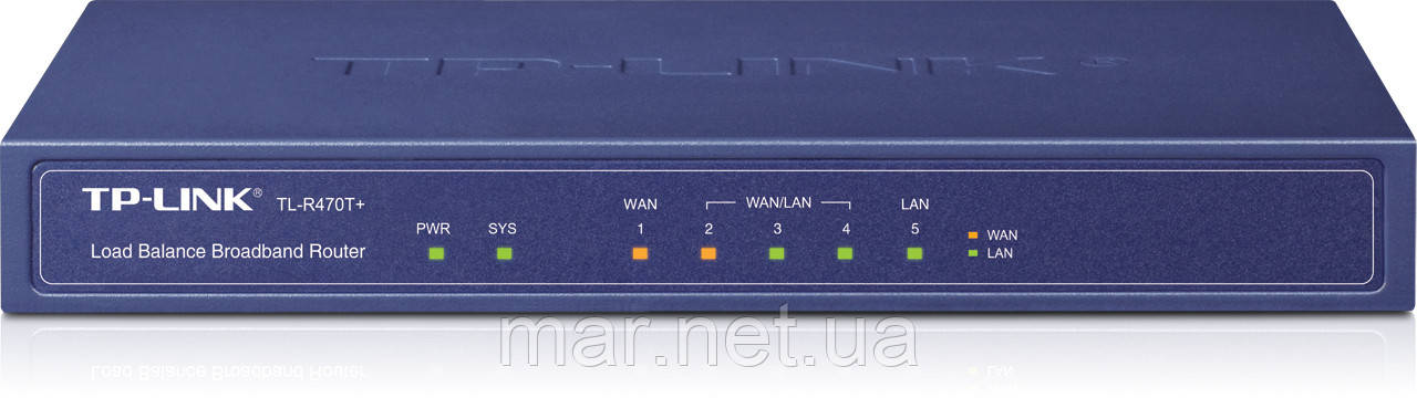 Комутатор 5-port Multi-Wan TL-R470T+