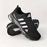 Кросівки Adidas Fast Marathon Чорні Чоловічі Адідас (розміри: 41,44,45,46) Відео Огляд, фото 4