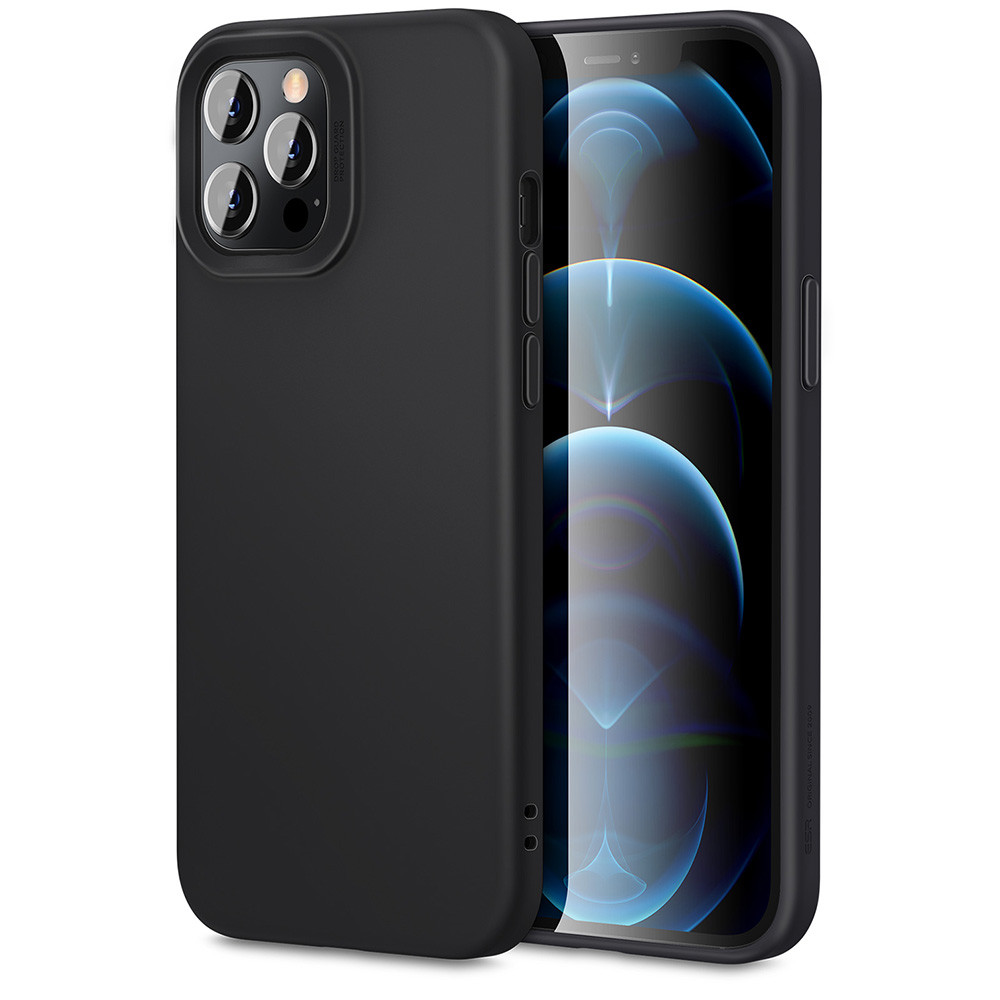 Чохол ESR для iPhone 12 / 12 Pro Cloud Soft (Yippee), Black (3C01201250101)