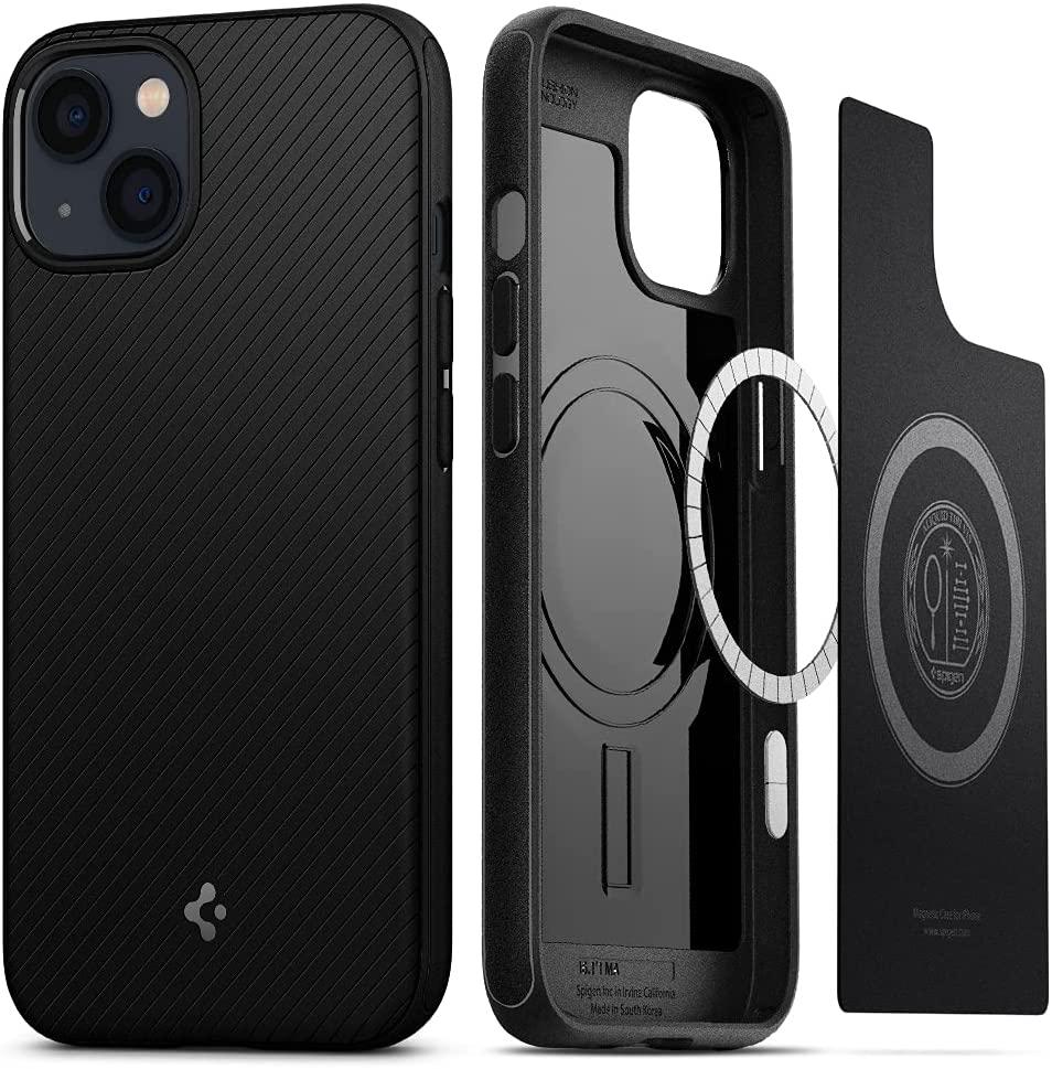 Чохол Spigen для iPhone 13 — Mag Armor (сумісний з MagSafe) Matte Black (ACS03546)