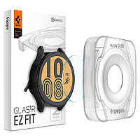 Захисне скло Spigen для Galaxy Watch 4 (44 mm) EZ FiT GLAS.tR (2 шт.) (AGL03429)