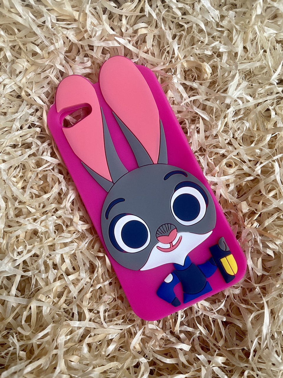 Силіконовий чохол Джуді Хопс для iPhone SE 2022/2020/ 8/ 7, Pink