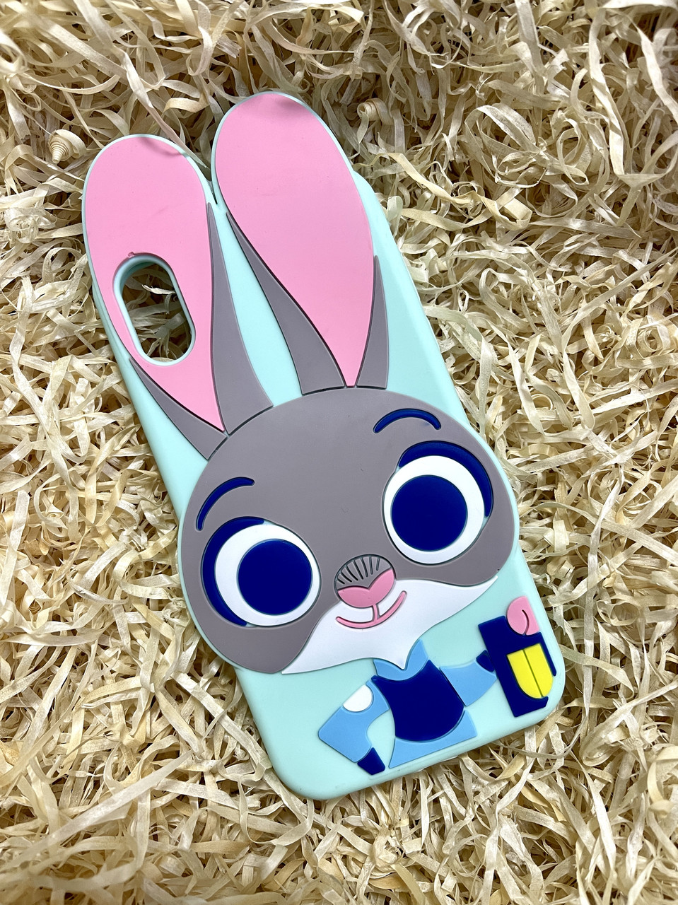 Силіконовий чохол Джуді Хопс для iPhone XS/X, Mint
