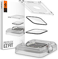 Гібридне скло для Apple Watch Series 7 (45 mm) Spigen, EZ FiT, Pro Flex (упаковка 2шт), (AFL04051)