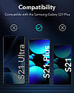 Захисна плівка ESR для Samsung Galaxy S21 Plus — Liquid Skin Full-Coverage (3 шт.), Clear (3C03203600101), фото 8