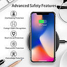 Бездротовий зарядний пристрій ESR Essential Wireless Charging Pad (10 W/7.5W/5W), Black (4894240062159), фото 9