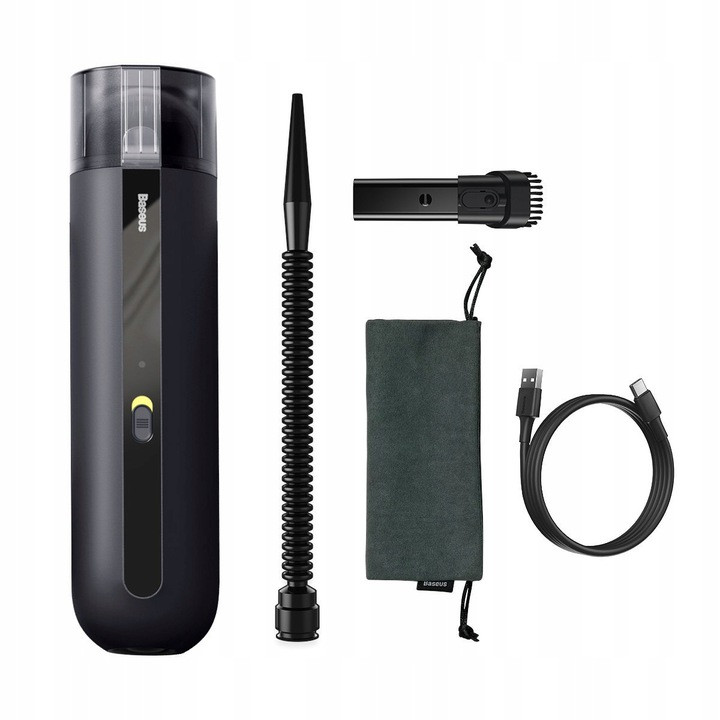 Автомобільний пилосос Baseus A2 Car Vacuum Cleaner 5000 Pa, Black (CRXCQA2-01), фото 1