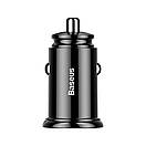 АЗУ Baseus Circular Plastic Dual USB QC3.0 Quick 30W, Black (CCALL-YD01), фото 3