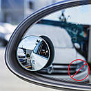 Додаткове дзеркало заднього огляду Baseus Full view blind spot rearview mirror, Black (ACMDJ-01), фото 9