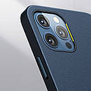 Чехол Baseus для iPhone 12 Pro Max (6.7inch) Original Magnetic Leather Case, Blue (LTAPIPH67N-YP03), фото 2