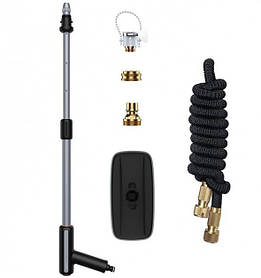 Пістолет для миття авто зі шлангом Baseus Clean Guard Multifunctional Car Wash Spray Nozzle CRXC01-F01 Black