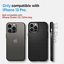 Чохол Spigen для iPhone 13 Pro — Liquid Air, Matte Black (ACS03258), фото 3