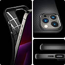 Чохол Spigen для iPhone 13 Pro Max — Liquid Air, Matte Black (ACS03201), фото 3