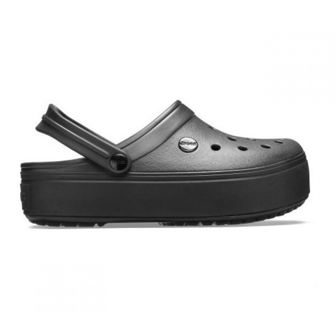Сабо Crocs Platform Clog 37 р 23.2-24 см Повністю чорні 205434-M5/W7 Black