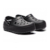Сабо Crocs Platform Clog 38 р 24.3-24.8 см Повністю чорні 205434-M6/W8 Black, фото 3