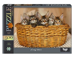 Іграшка-Пазл 500 коти Danko Toys Розвиваючі пазли для дітей Пазли та головоломки