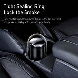 Автомобільна попільничка Baseus Premium Car Ashtray CRYHG01-01 (Чорна), фото 7