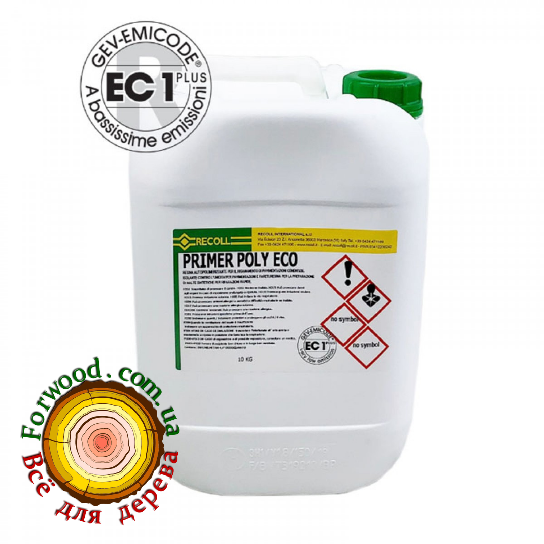 RECOLL PRIMER POLY ECO Грунтовка для стяжки и фанеры *10 л (ID