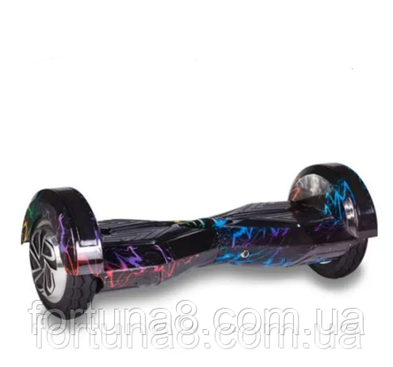 Гіроборд 8" Smart Balance Wheel Pro Блискавка Кольорова, фото 1