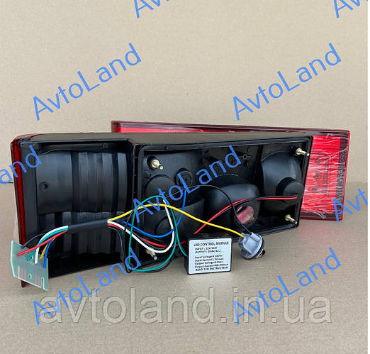 Фонари задние диодные на ВАЗ 2108,2109,21099,2113,2114 "Красный дракон ...