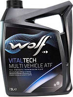 Масло трансмисионое WOLF VITALTECH MULTI VEHICLE ATF 5l