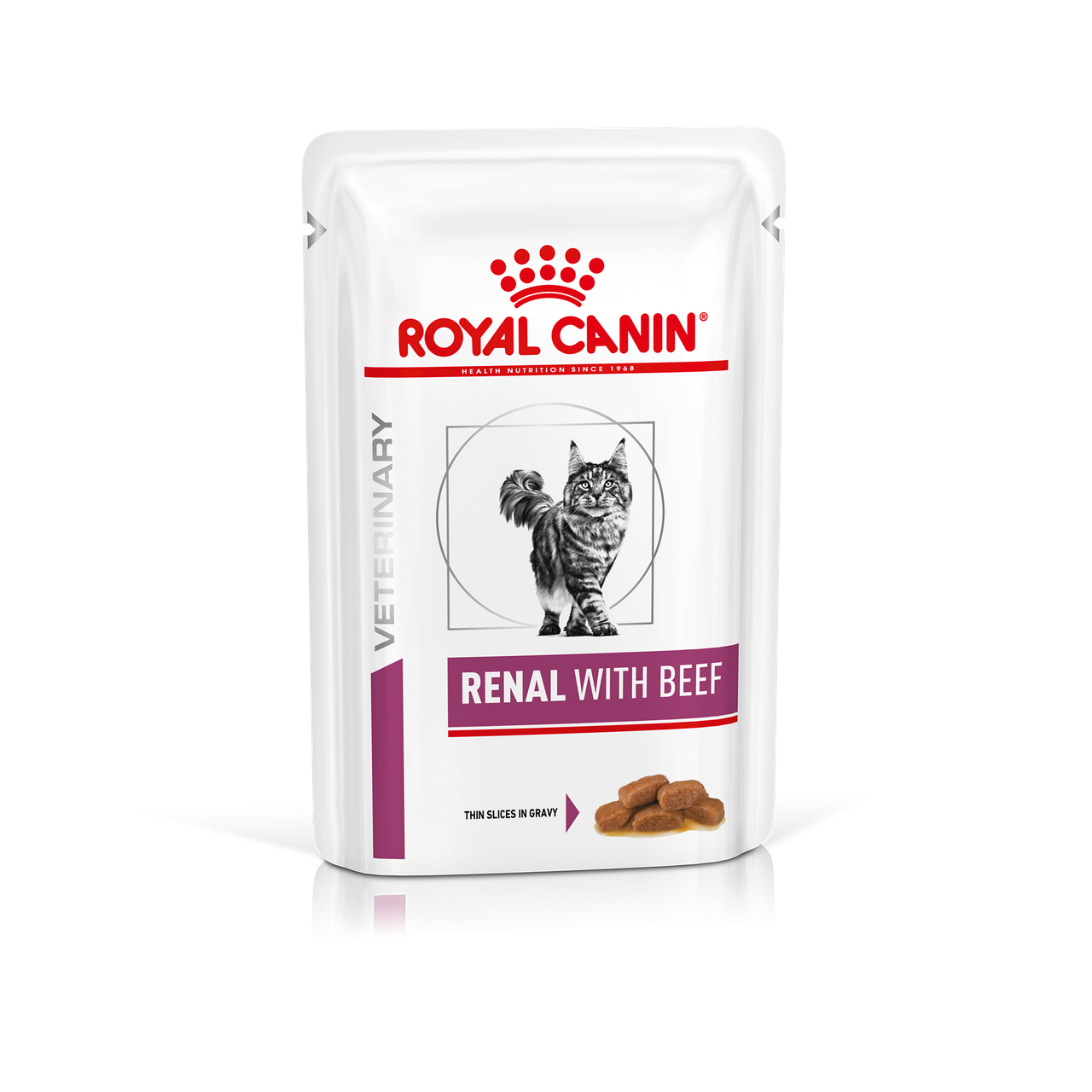 RC RENAL Beef з яловичина для підтримання функції нирок для котів, пауч 85g