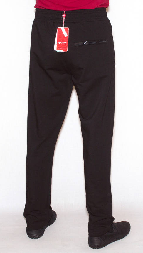 Спортивні штани чоловічі чорні Fore 1138 M,L,XL,XXL,3XL, фото 3