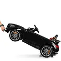 Дитячий електромобіль Mercedes AMG GTR чорний лак, фото 8