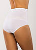 Стягуючі труси для корекції фігури Афина 013 з бавовни і щільного спандексу білі 4XL, фото 2