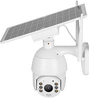 Солнечная камера WiFi, интеллектуальная PTZ-камера с функцией оповещения о солнечной энергии WiFi
