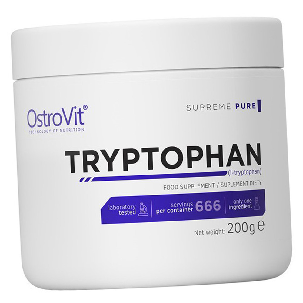 Триптофан амінокислота OstroVit Tryptophan 200 грам, фото 1