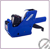 Етикет-пістоліт, дворядковий, горизонтальний, синій (BM.4312)