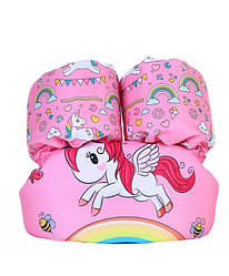 Дитячий надувний жилет із нарукавниками Єдиноріг