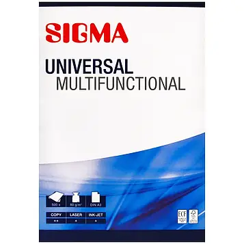 Папір офісний Sigma Universal Multifunctional A4 80 г/м 500 шт.