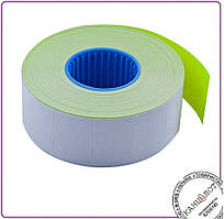 Етикет — Цінабірник товарний 26x16 мм (1000 шт., 16 м), прямокутний, внутрішня намотка, жовтий