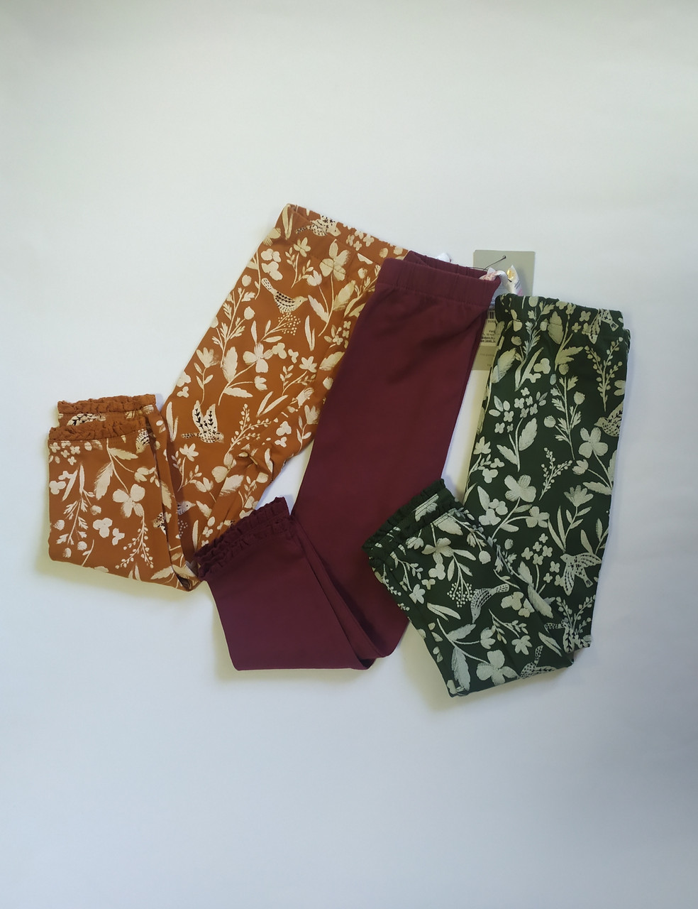 Лосини для дівчинки рослинний і квітковий принт Tu 86/92, 98/104, 104/110, 110/116см, фото 1