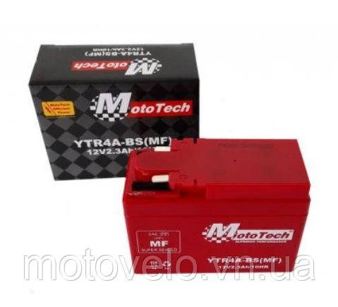 Акумулятор (АКБ) гелевий YTR4A-BS HONDA AF34/35  Mototech