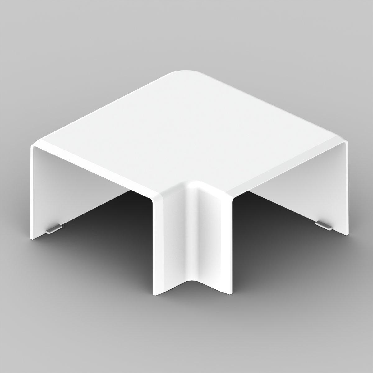 Кут прямий для LH 60x40 білого кольору; Серія LH; ПВХ 8653_HB