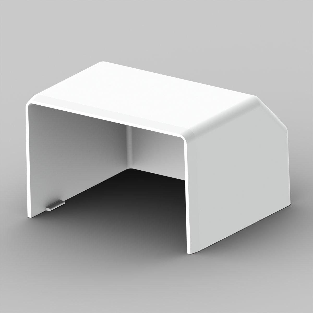 Заглушка для LH 60x40 білого кольору; Серія LH; ПВХ 8651_HB