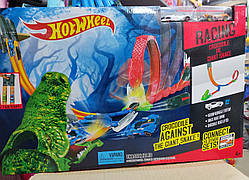 Перегоновий трек Hot Wheels 5777 Пещіра кобри, хот вил, 2 металеві машинки аналог