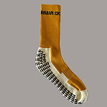 Шкарпетки спортивні протиковзкі BRAVE GK Mustard жовті