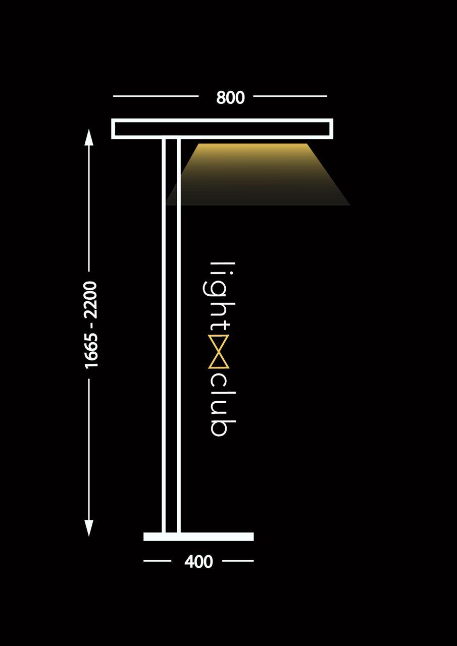 Торшер офісний 25Вт 4000К ІР20 led FloorLine білий LC-TR-4K-25-Wh