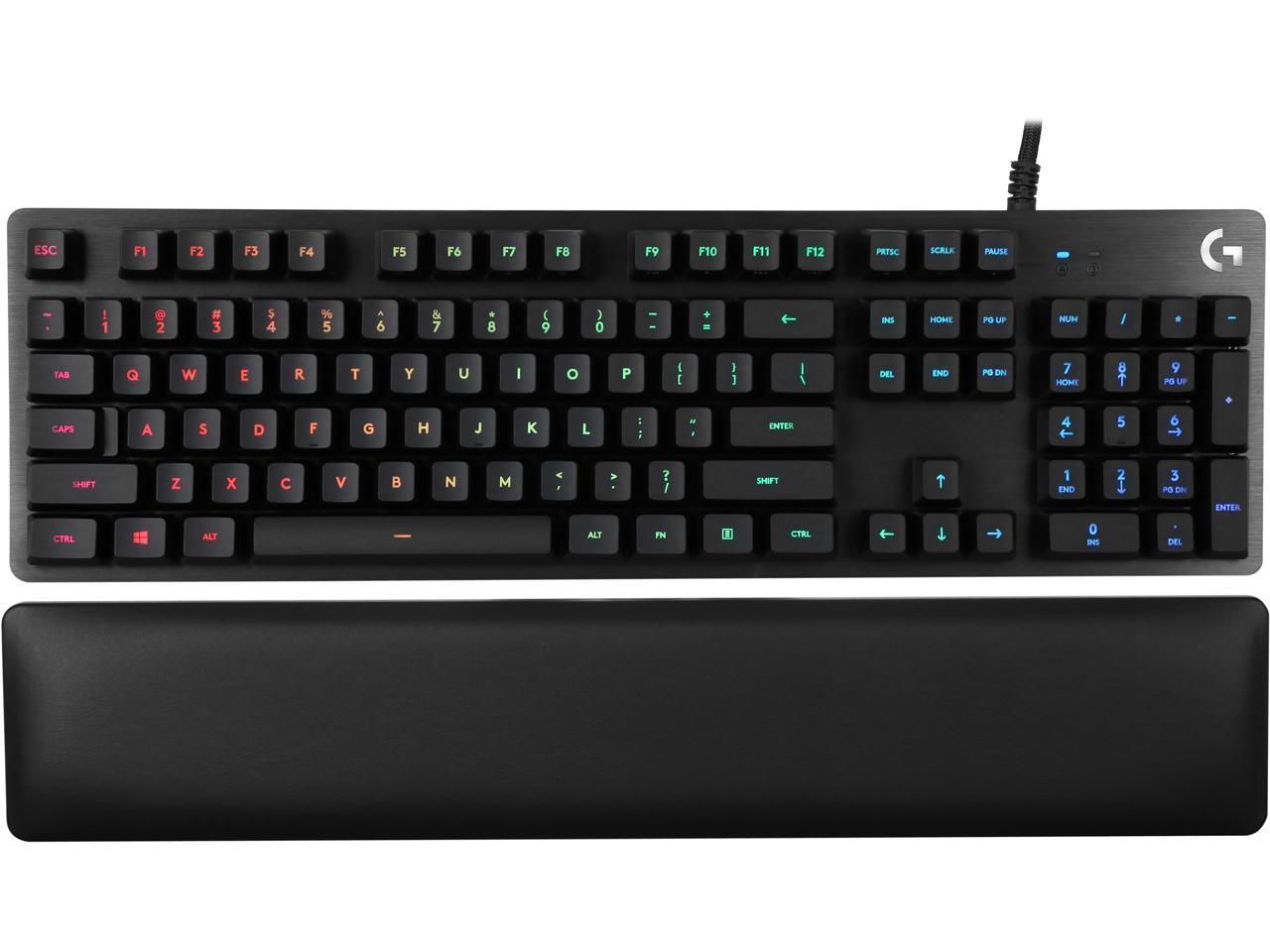 Клавіатура дротова USB Logitech G513 Carbon Mechanica RGB LED (920-008934) чорний б/в