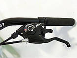 Велосипед гірський двоколісний однопідвісний сталевий Azimut Nevada 27.5 GD 27.5 дюйма 17 рама чорно-зелений, фото 3