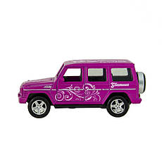 Автомодель GLAMCAR - MERCEDES-BENZ G-CLASS (фиолетовый) GCLASS-12GRL-LIL, фото 3