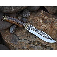 Мисливський ніж "Вепр" зі сталі 40Х13 ручної роботи Кабану